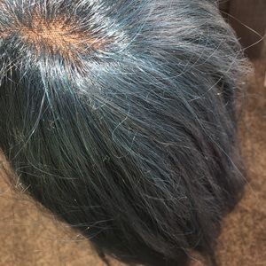 Beautiful emerald green lace front wig